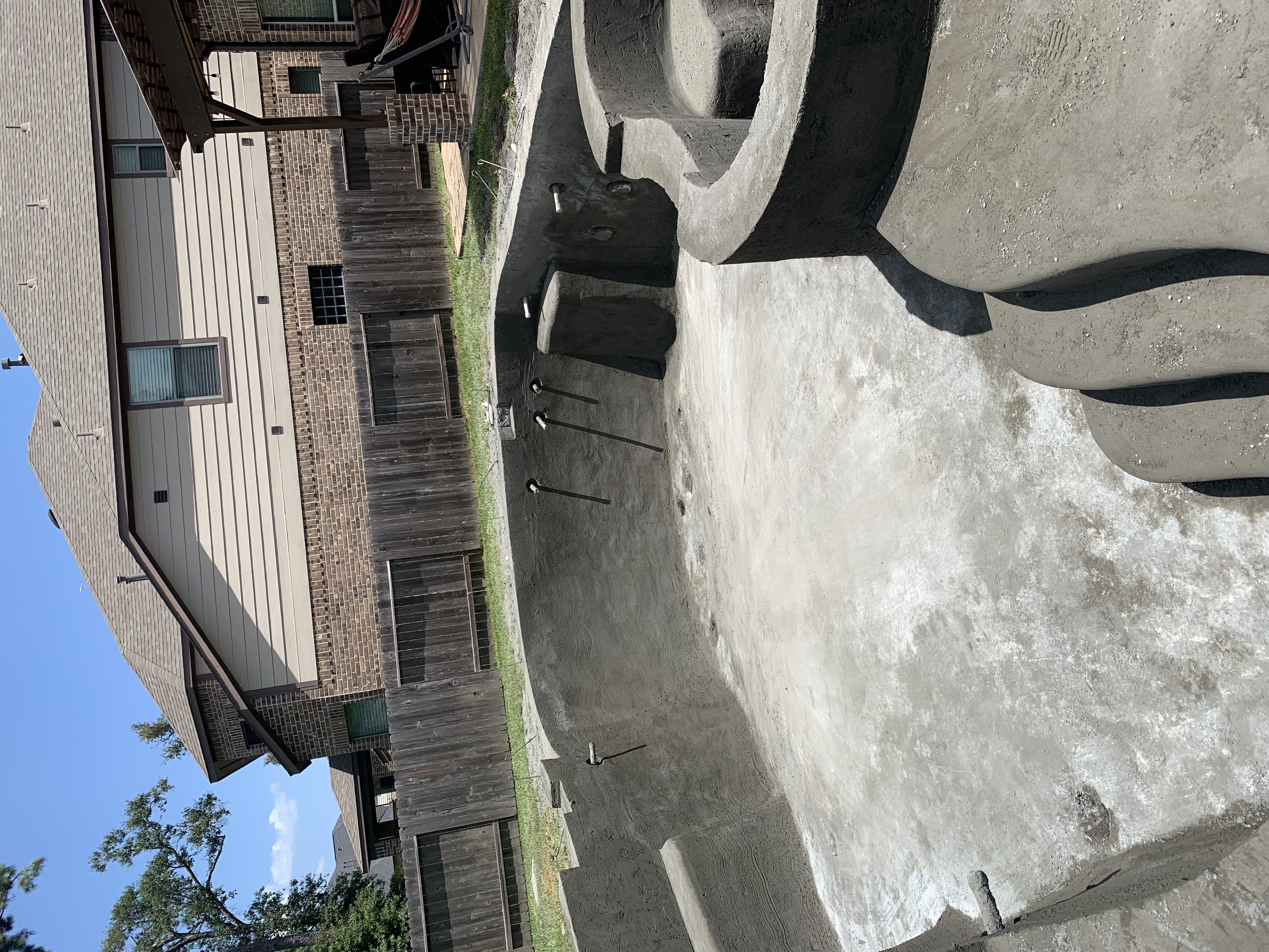 Pool construction process